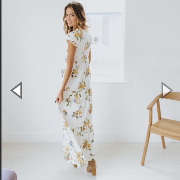 ISO Journey Five Floral Maxi Dress Size S - Picture 5 of 7